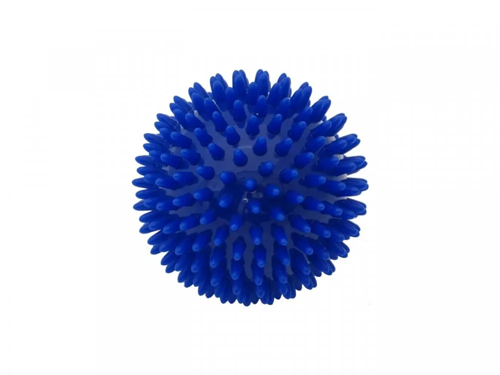 KINE-MAX PRO-HEDGEHOG MASSAGE BALL - MASÁŽNÍ MÍČEK JEŽEK 9CM - MODRÝ Oblíbený
