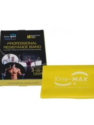 KINE-MAX PROFESSIONAL RESISTANCE BAND - POSILOVACÍ GUMA - LEVEL 1 - ŽLUTÁ (LEHKÁ) Dokud Zásoby Vydrží