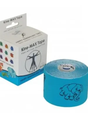 Omezená Nabídka KINE-MAX HAPPY TAPE - KINESIOLOGICKÝ TEJP S OBRÁZKY - MODRÝ