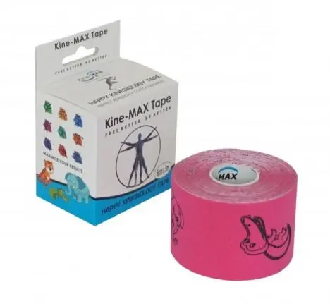 KINE-MAX HAPPY TAPE - KINESIOLOGICKÝ TEJP S OBRÁZKY - RŮŽOVÝ Jen Po Omezenou Doba