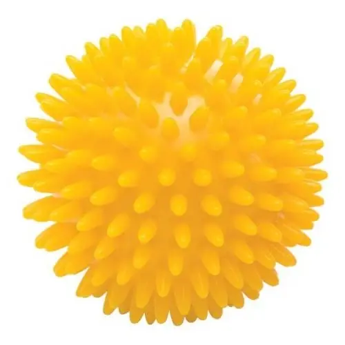 Akce THERA-BAND MASÁŽNÍ MÍČEK JEŽEK, 8 CM, ŽLUTÝ