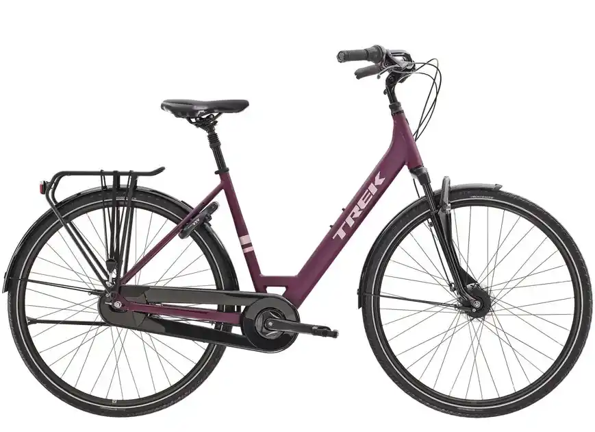 Trek District 2 Equipped Lowstep M fialová Levný