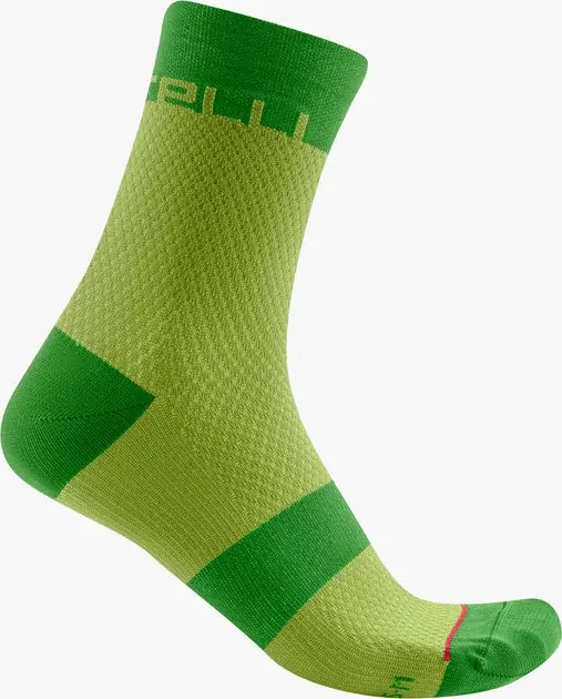 Hit Sezóny Castelli Velocissima 12 Sock L/XL žlutá/fialová