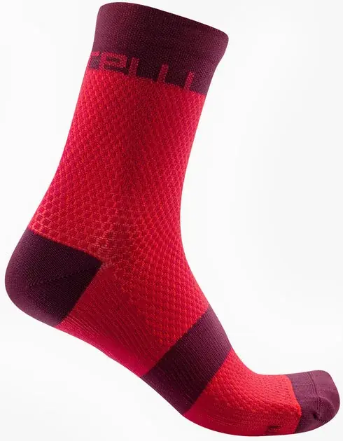 Cenová Bomba Castelli Velocissima 12 Sock L/XL červená/červená