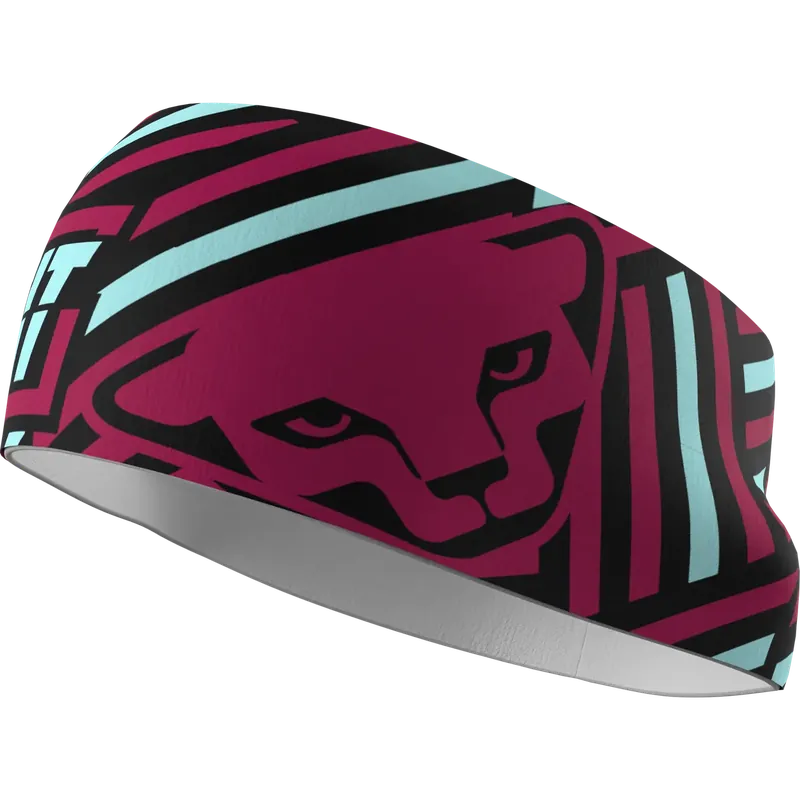 Dynafit Graphic Performance Headband UNI červená/tyrkysová Finální Výprodej