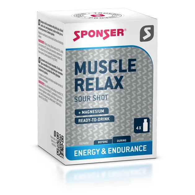 Sponser Muscle Relax Shot 4x30 ml Autentický