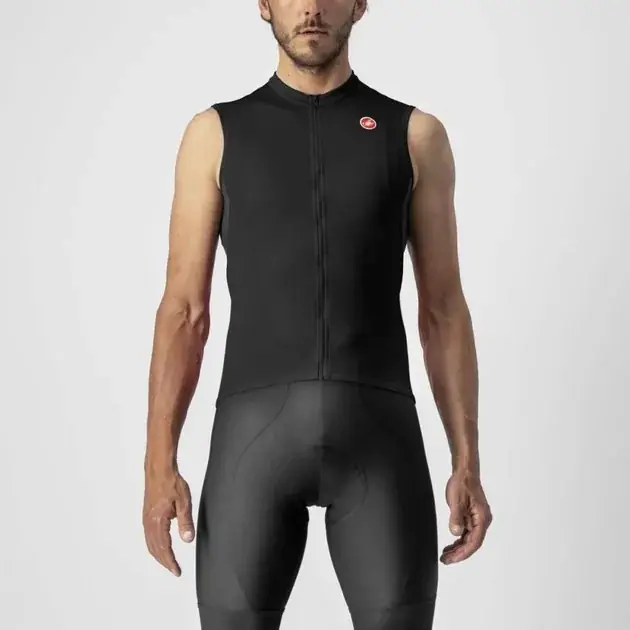 Castelli - dres Entrata VI, bez ruk., vel. 3XL XXL černá/šedá Originální