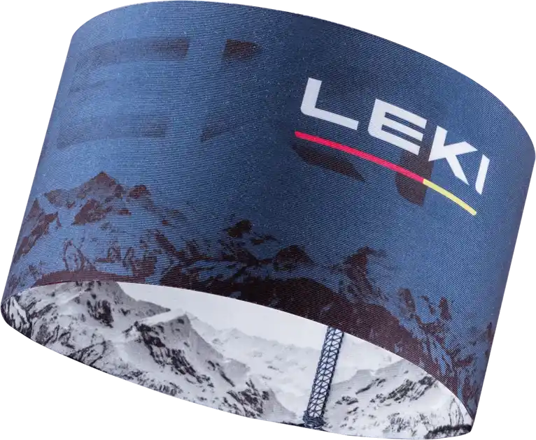 Leki XC Headband UNI modrá/bílá Finální Výprodej