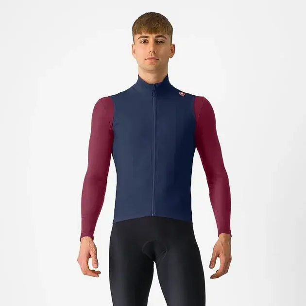Sezónní Sleva Castelli Espresso Vest M modrá