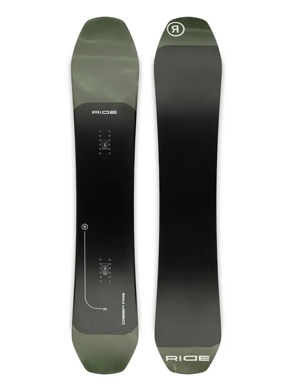 Originální RIDE Deep Fake snowboard 144 černá/zelená