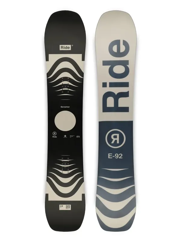 Rychlé Dodání RIDE Berzerker snowboard 162 černá/bílá
