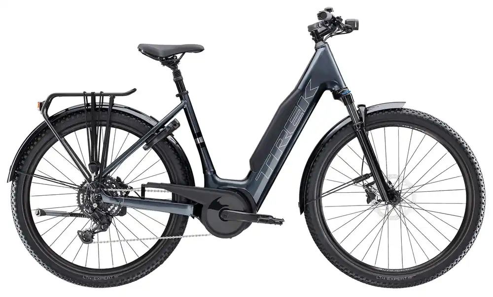 Trek Verve+ 4 Lowstep 800WH L šedá Vrácení Zdarma