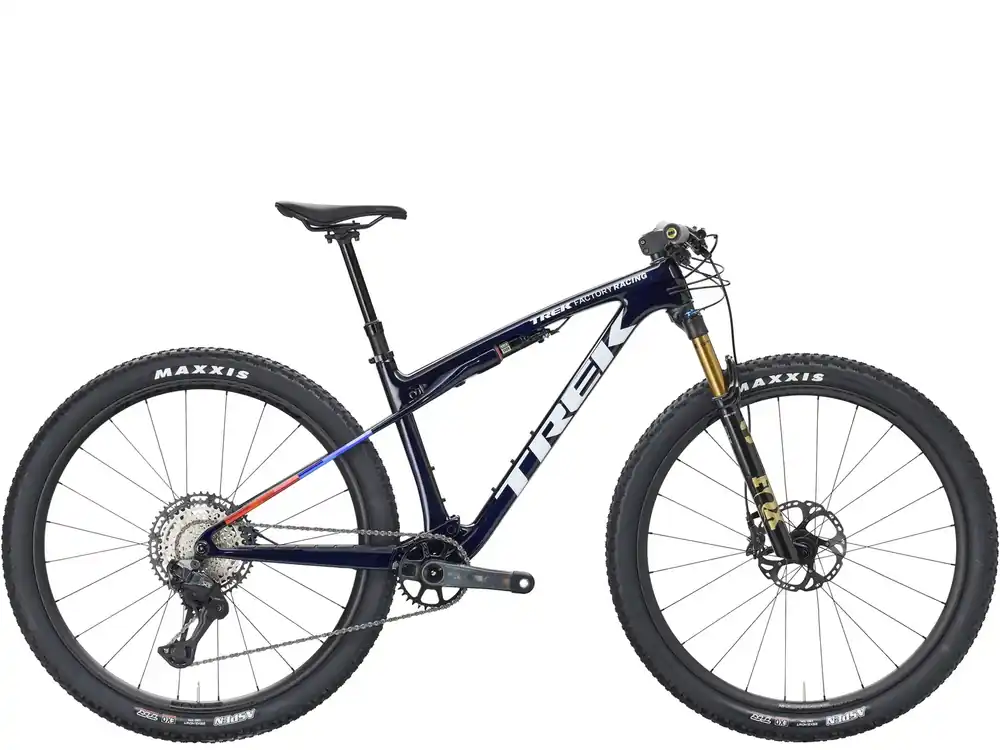 Zlevněný Trek Supercaliber SLR 9.8 XT Di2 Gen 2 L tmavě modrá