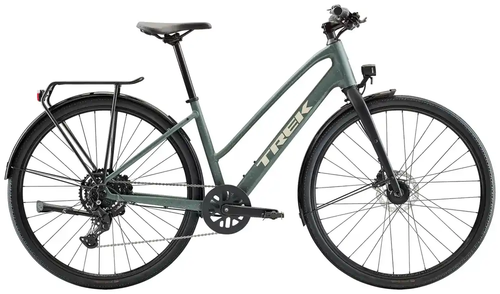 Trek FX Sport AL Equipped Midstep M zelená Speciální Cena