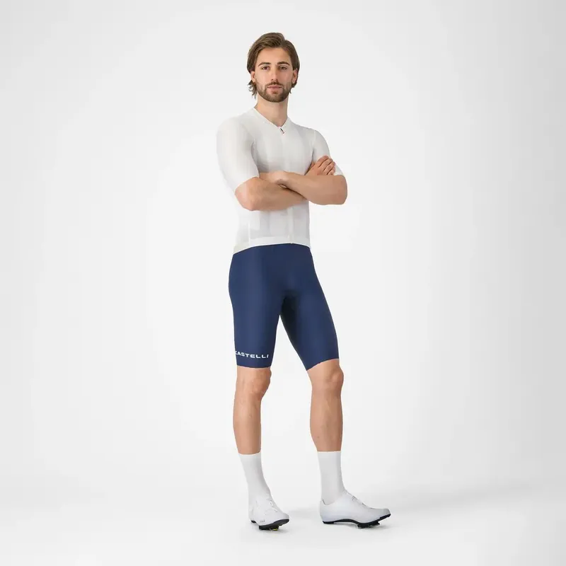 Zlevněný Castelli Kalhoty s laclem Espresso XXL tmavě modrá