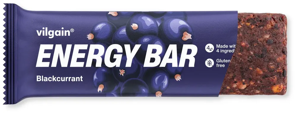 Vilgain Energy Bar - černý rybíz 55 g Jen Po Omezenou Doba