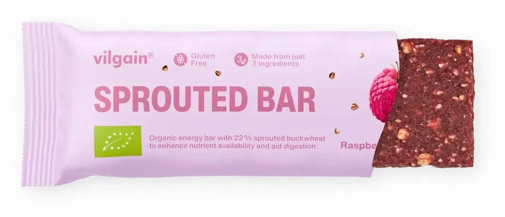 Nejlepší Cena Vilgain Sprouted Energy Bar BIO - malina 35 g