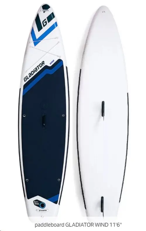 Nejprodávanější Gladiator paddleboard Wind 11‘6‘‘x34‘‘x6‘‘ SC