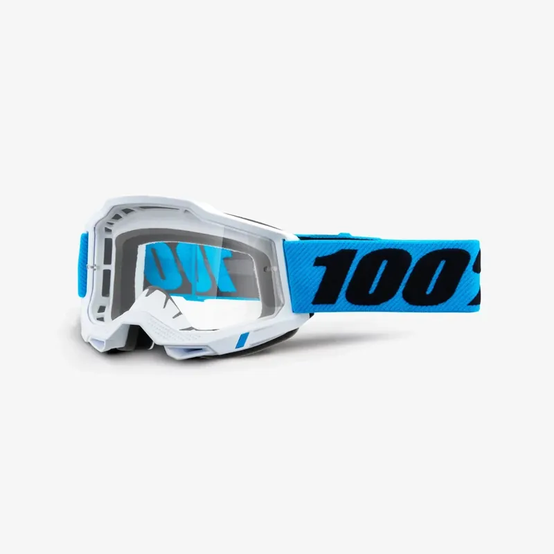 Výhodná Nabídka Sjezdové brýle 100% ACCURI 2 JUNIOR Clear Lens - modrobílé