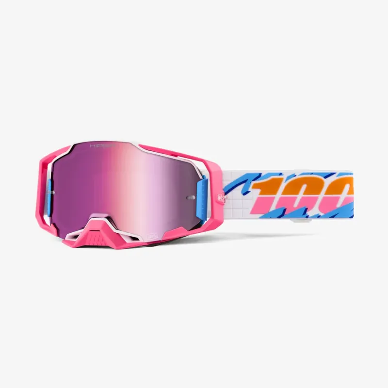 Sjezdové brýle 100% ARMEGA Lefreak - HiPER Pink Mirror Lens Značkový