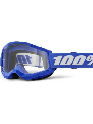 Sjezdové brýle 100% STRATA 2 Blue - Clear Lens Nejlepší Volba