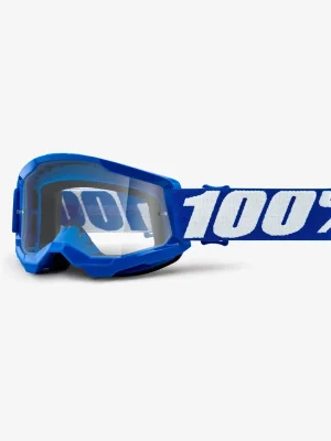 Akce Sjezdové brýle 100% STRATA 2 JUNIOR Clear Lens - modré