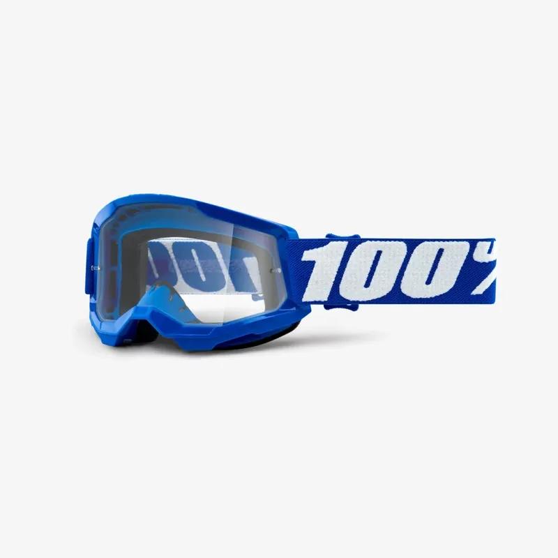 Akce Sjezdové brýle 100% STRATA 2 JUNIOR Clear Lens - modré