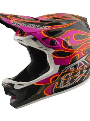Nová Kolekce TLD HELMA D4 CARBON MIPS TORCHED CARBON / MAGENTA (13921201) - Velikost S