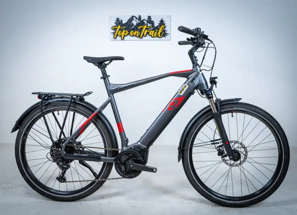 Trekingové elektrokolo Raymon TourRay 6.0 pánské Anthracit Red - Velikost XL Dokud Zásoby Vydrží